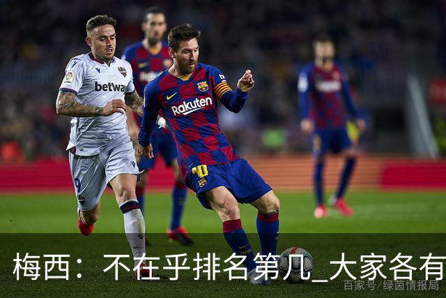 梅西：不在乎排名第几 大家各有所爱 能被称为最佳之一已不可思议
